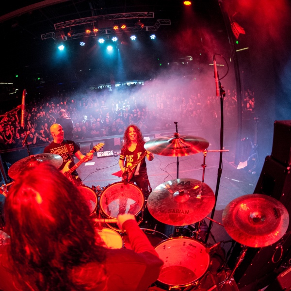 Laura Christine performing at Dimebash 2018
