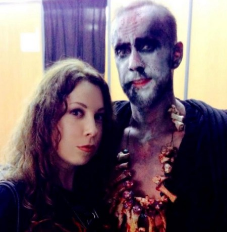 Laura Christine and Nergal Darski of Behemoth